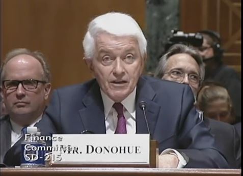 Chamber President Tom Donohue